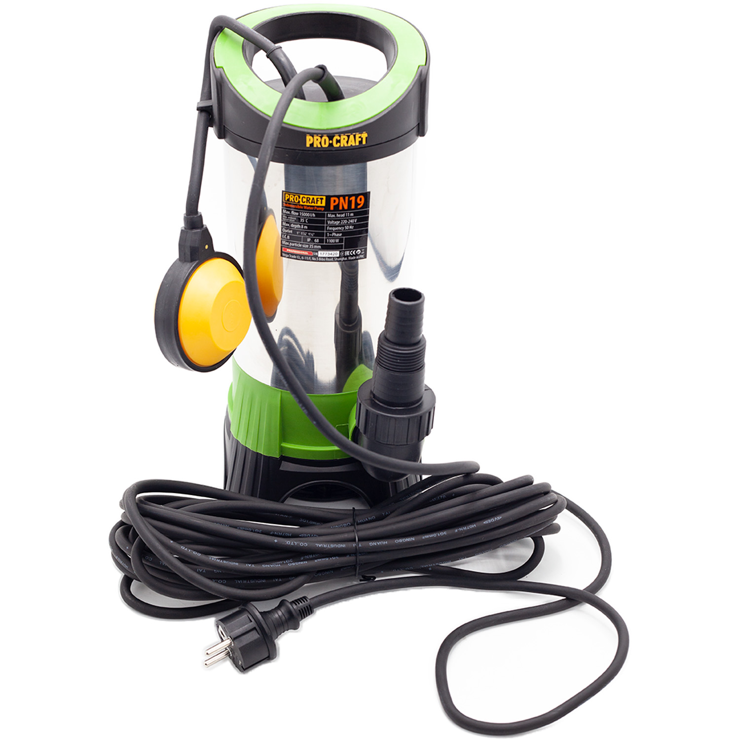 Ponorné čerpadlo do vodnej nádrže Procraft PN19 | PN19