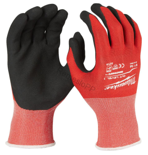 MILWAUKEE pracovné rukavice odolné proti prerezaniu - stupeň 1 (XXL/ 11)