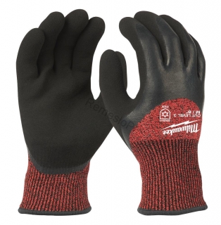 MILWAUKEE pracovné rukavice zimné odolné proti prerezaniu - stupeň 3