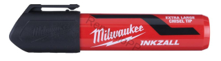 MILWAUKEE INKZALL™ značkovač s plochým hrotom XL - čierny