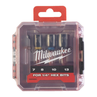 MILWAUKEE® 4 dielna sada magnetických nástrčných klúčov SHOCKWAVE™