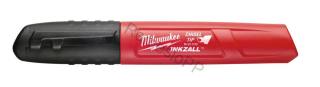 MILWAUKEE INKZALL™ značkovač s plochým hrotom - čierny