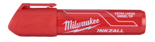MILWAUKEE INKZALL™ značkovač s plochým hrotom XL - červený